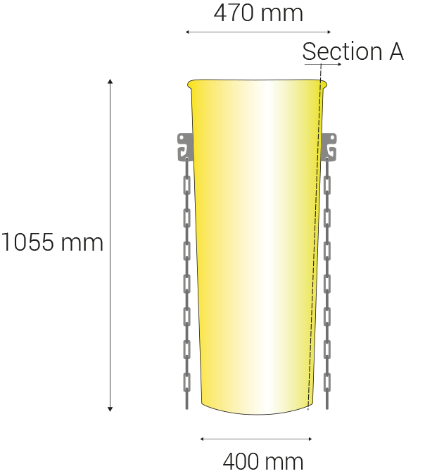 Debris chute ITM Construcción